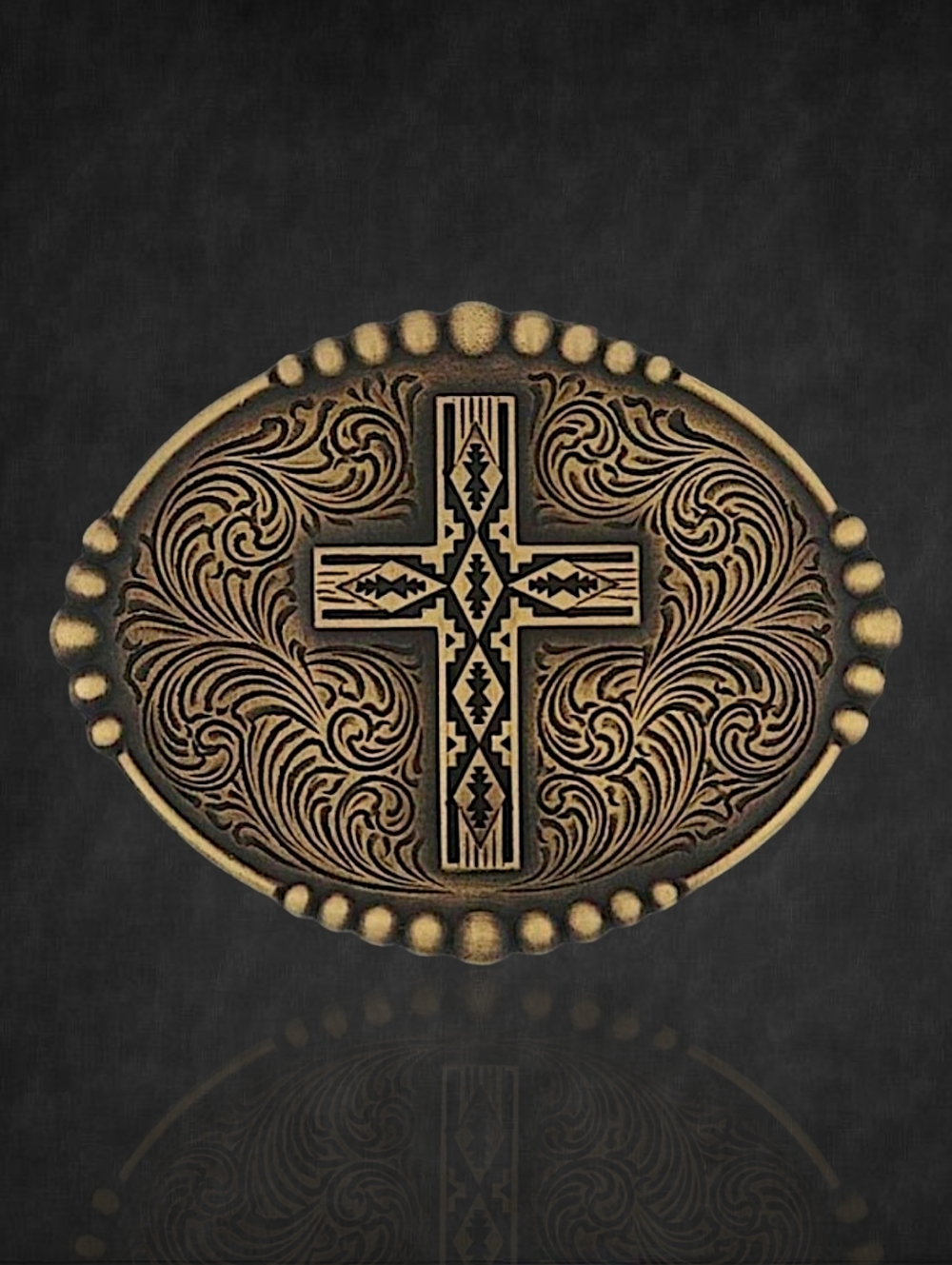 Montana Silversmiths Faith of the Southwest Cross Buckle - Retail $50 ~ New